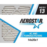 14x20x1 Ca Y Horno De Filtro De Aire Por Aerostar - Merv 13 