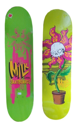 Shape Milk Maple 8.25 Ratones Flower - Skateboard