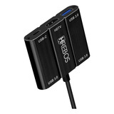 Adaptador Tipo-c 5x1 P/ Hdmi 4k + Usb 3.0 Pc Note Mac Tablet