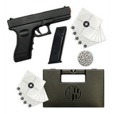 Pistola Glock Full Metal Airsoft Rossi 6mm + Munições + Case