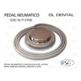 Pedal Neumático Para Unidad Dental Metálico Valvula Laton