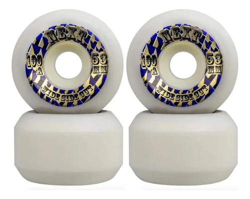 Roda De Skate Next 53mm 100a Wide Side Cut Conica