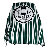 Capa Para Barbero Premium Marca Bitöl Diseño Barber Verde