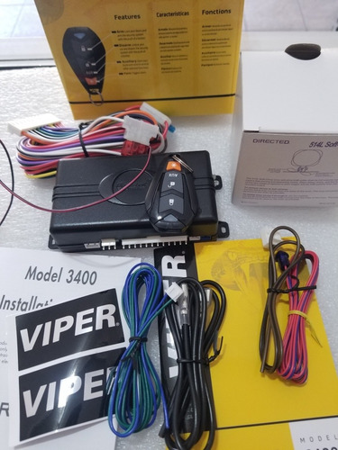 Alarma Viper Original 3400v  Sirena Sensor Golpes 1 Control