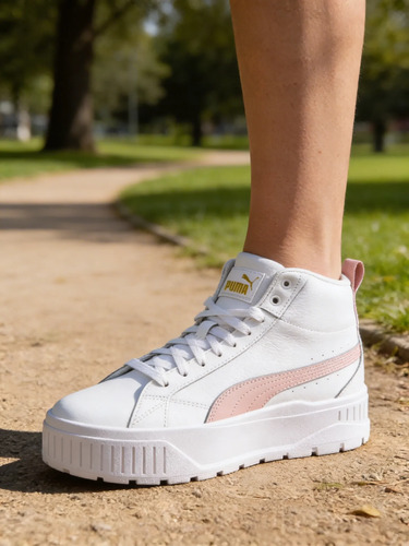 Tenis Mujer Urbano Puma Karmen Li Mid 39745905 Blanco Dama | Envío gratis