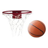 Aro Basquet N7 Con Resorte + Pelota Basquet N7