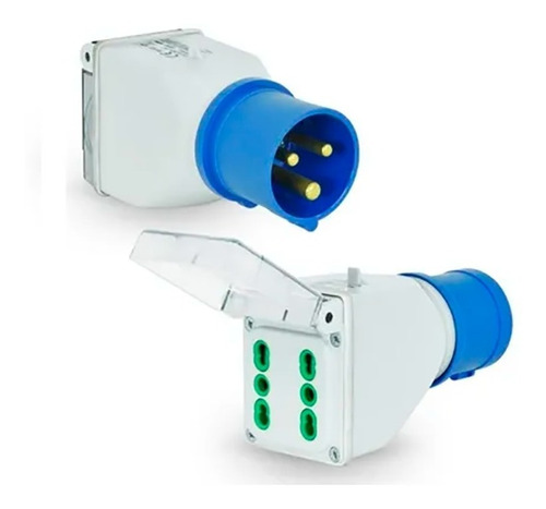 Enchufe Adaptador Ind. Ip44 (industrial A Domiciliario)