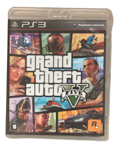 Jogo Ps3 Gta V - Seminovo