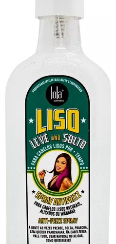 Spray Leve E Solto Anti Frizz Lisos Lola Cosmetics 200g