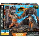 Godzilla Vs Kong City Battle Pack Monsterverse Orig Y