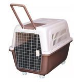 Canil Jaula Transportadora Mascotas Con Ruedas Xl 80x55x58