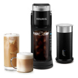 Cafetera Keurig K-café Barista Bar Con Espumador Negro De 1,