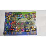 Muñecos Paw Patrol Patruya Canina Set X 6 Con Accesorios