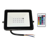 Reflector Led Rgb Multicolor 20w Con Control Remoto Ip65 Hee