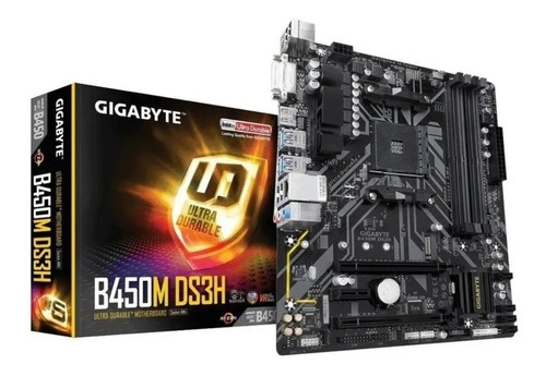 Board Gigabyte B450m Ds3h Amd Ryzen Am4 M.2 Gaming