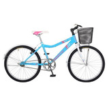 Bicicleta Benotto Kyra Mtb Acero R24 1v Dama Freno V Azul