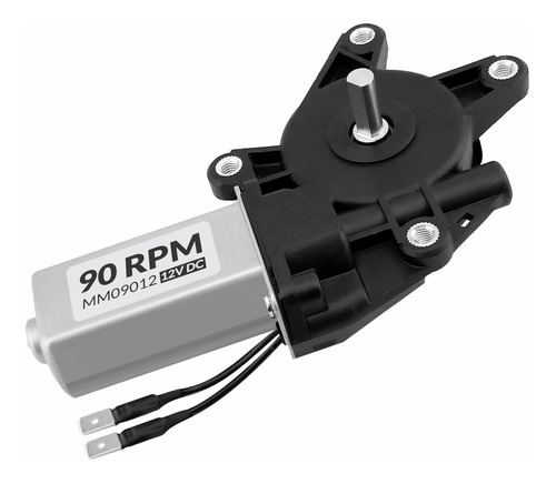 Motor 12v Dc 90 Rpm Com Caixa De Redução  Alto Torque