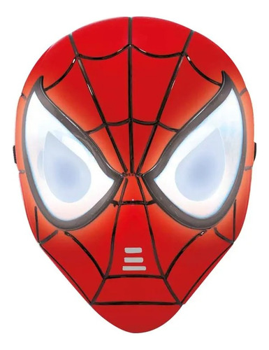 Mascara Spiderman Super Heroes Con Luz