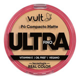 Pó Compacto Facial Matte Ultra Fino Cor 04 V430 Make Vult 9g