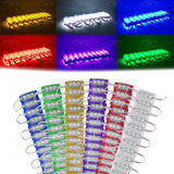 20 Módulos Cristal 5050 3 Led Con Lupa 12v Varios Colores