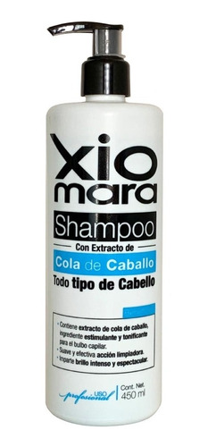 Shampoo Con Extracto De Cola De Caballo Xiomara 450 Ml