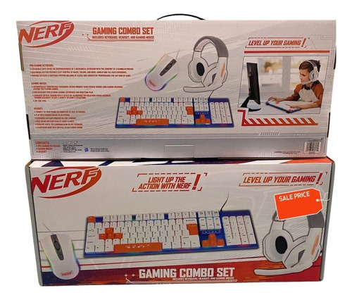 Nerf Gaming Combo Pc Teclado Gamer Mouse Gamer Diadema Gamer