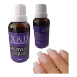 1 Liquido Acrílico Monomer X&d 30ml Para Manicure Aproveite