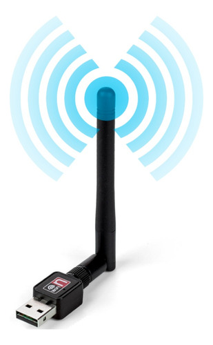 Adaptador Antena Wifi Usb Inalambrico 900 Mbps 2.4 Ghz