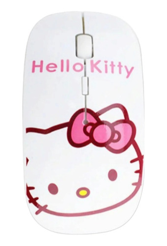 Mouse Inalambrico Usb Hello Kitty Para Pc, Notebook