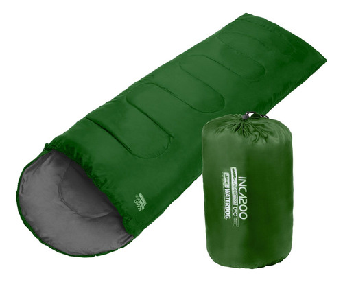 Bolsa De Dormir Waterdog Inca 200 Capucha 0 A 19° Con Funda