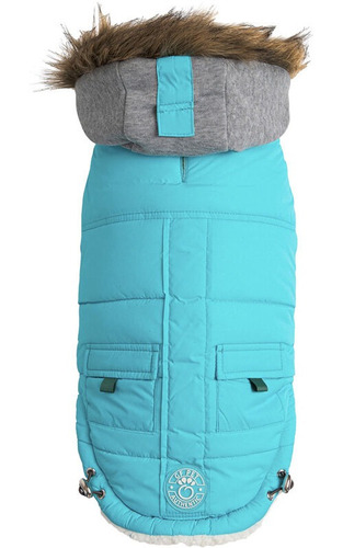 Gf Pet Perro Parka Winter Sailor Aqua X-pequeño