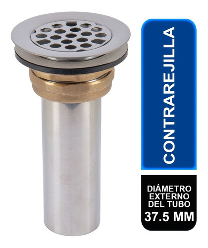 Contrarejilla Ace. Inox. 1-1/2'' P/tarja Foset 49044