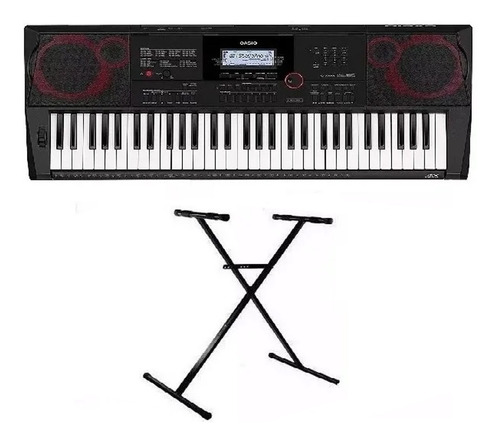 Combo Teclado Casio Ctx 3000 61 + Soporte