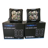 Faros Led Duallys Aurora 3 Pul 40w Blanco  Pods (par)