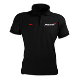 Camisa Gola Polo Mclaren F1 Malha Piquet Camiseta