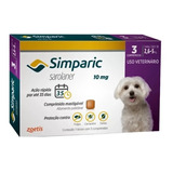 Simparic 10mg Para Cães De 2,5kg Até 5kg Com 3 Comprimidos