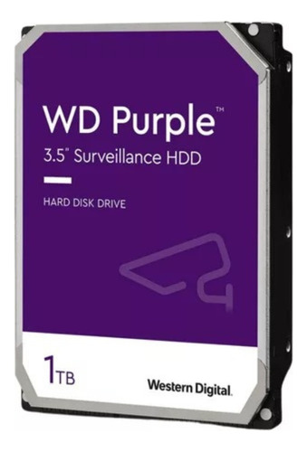Disco Duro Wd 1tb Sata 3.5  Purple 64mb 6g