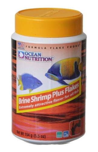 Brine Shrimp Plus Flakes 154g Oceannutrition, Al.c/artemia