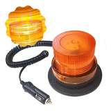 Baliza Led Flash Intermitente Base Imantada Ambar 24v Sirena