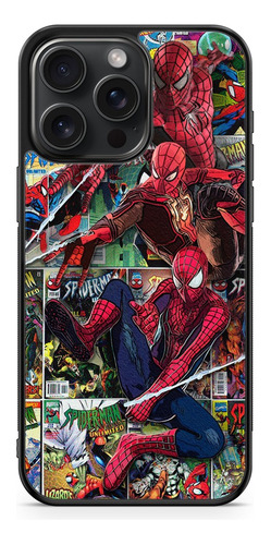 Funda Spiderman Hombre Araña Comic Collage Marvel 6