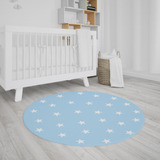 Tapete Decorativo Infantil Neoprene Estrelas 1,40m