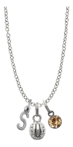 Collar Balón Voleibol Dije Voleibol Balón Deporte Regalo Voleibolista Collar Personalizado Letra Nombre Collar Moda Dije