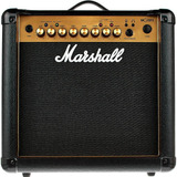 Cubo Para Guitarra Mg 15fx Gold Marshall Preto 15 Watts 8pol