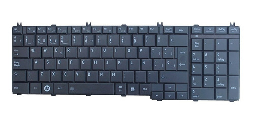 Teclado Toshiba C650 C655 C660 C675 L650 L655 L670 Negro/esp