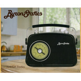 Radio Portatil Retro Vintage Am / Fm - Byron Statics Color Negro