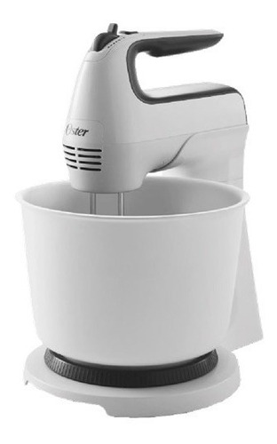 Batidora De Mano C/ Bowl Oster Fpsths3610 Blanca 250w 3,7l  