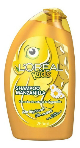 Shampoo Manzanilla L´oréal Kids Todo Tipo De Cabello 265 Ml