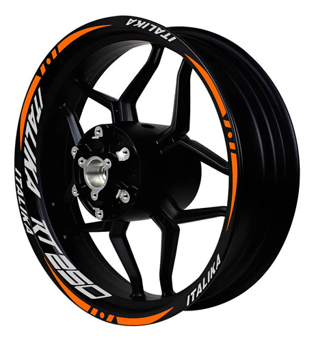 Compatible Calcomanias Sticker Para Rines Italika Rt250 Gmpp