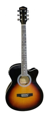 Guitarra Electroacustica Sombreada Segovia Sgf238cesb