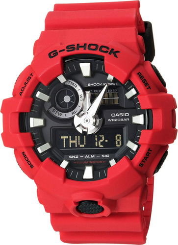 Reloj Para Hombre Casio G-shock/rojo